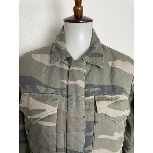 Rails Jacket Whitaker Sage Camo Utility Faux Fur Lined Outdoors FLAW - Picture 2 of 16